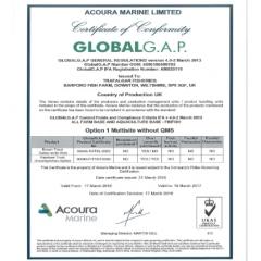 Trafalgar Fisheries  achieves Global Gap Certification